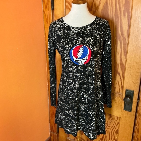 Grateful Dead Dark Star Stealie Dress - Picture 8 of 12